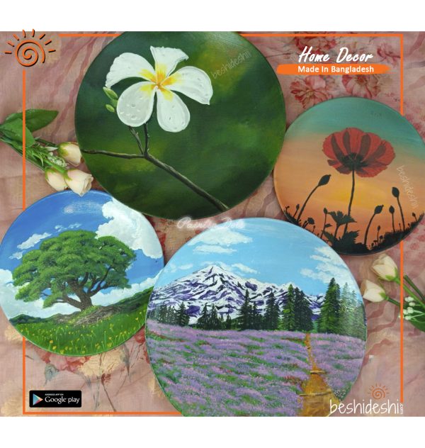 Landscape Painting Ceramic Plate (Small)