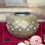 Dot Painted Terracotta Flower Pot