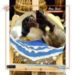 Texture Art Beach Mirror