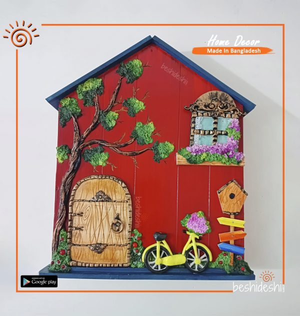 Hand Painted Decorative Key Ring Holder