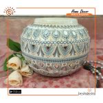 Dot Painted Terracotta Flower Pot