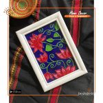 Hand Painted Lotus Frame