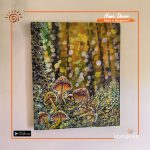 Mushroom Forest Hand Painted Canvas