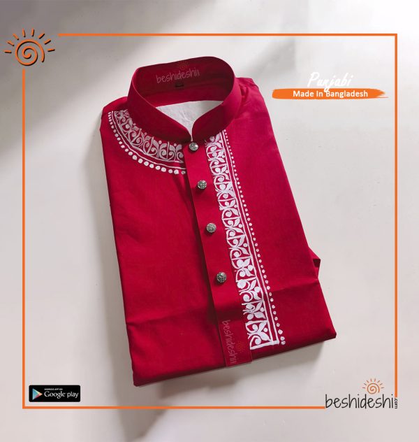 Hand Painted Men's Panjabi