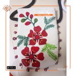 Hand Painted Crossbody Mobile Bag