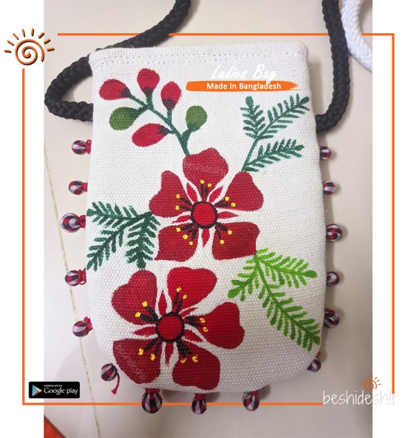 Hand Painted Crossbody Mobile Bag