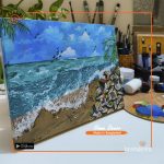 Sea Side Hand Painted Canvas