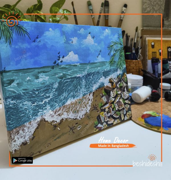 Sea Side Hand Painted Canvas