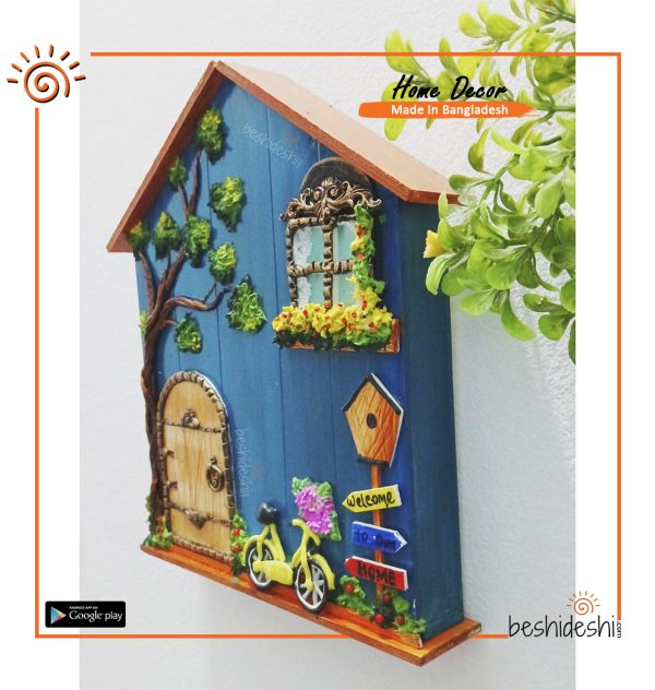 Hand Painted Decorative Key Ring Holder