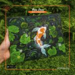 Koi Fish Hand Painted Canvas