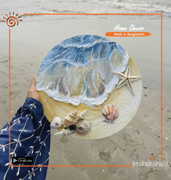 Sea-Beach Texture Art Canvas