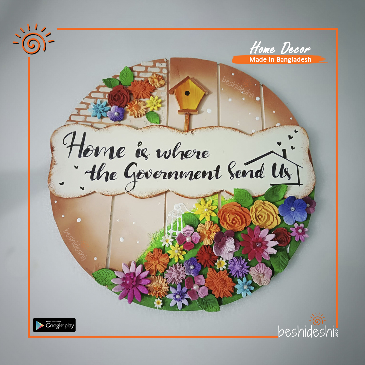 06 Hand Painted Decorative Door Hanging