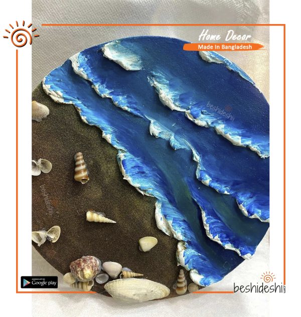 Sea-Beach Texture Art Canvas