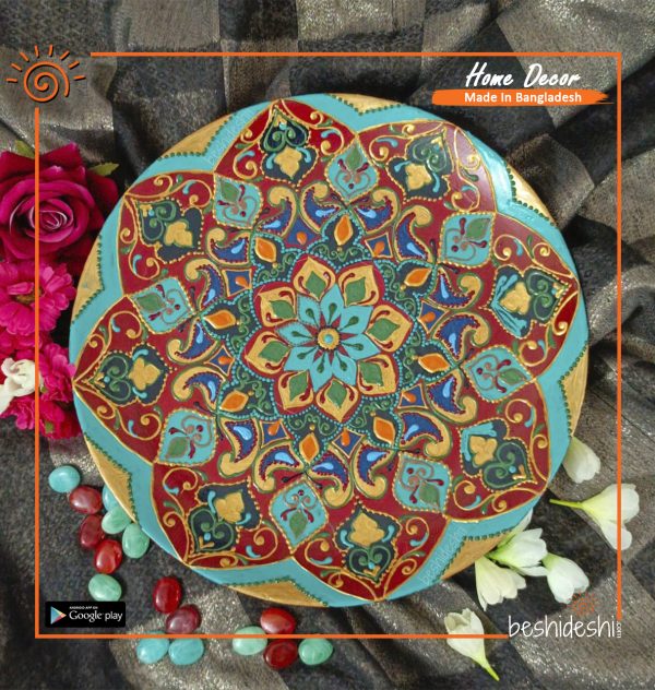 Hand Painted Ceramic Plate (Big)