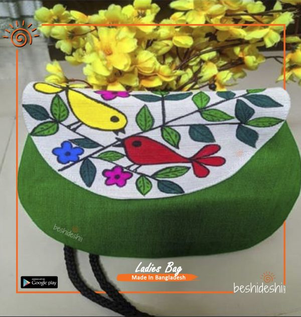 Hand Painted Crossbody Bag