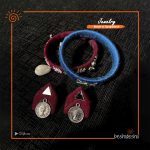 Hand Made Bangle with Earring Set