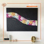 Flower Texture Art Canvas