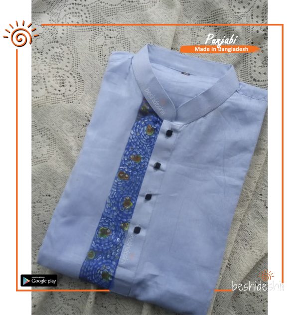 Hand Painted Men's Panjabi