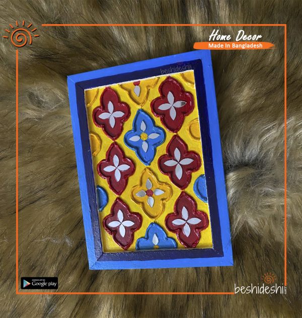 Hand Painted Lippan Frame