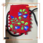 Hand Painted Crossbody Mobile Bag