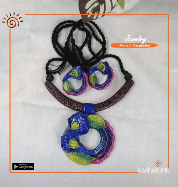 Handmade Clay Jewelry Set