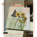 Sunflower Girl Hand Painted Canvas