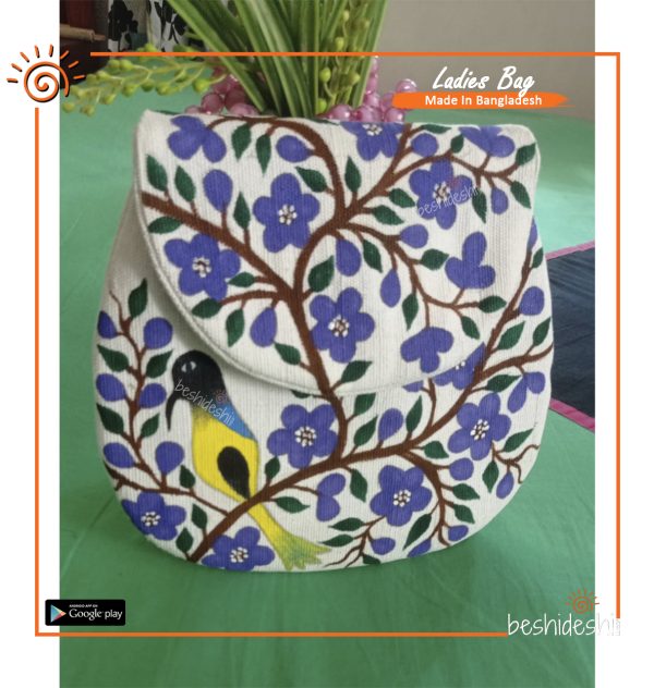 Hand Painted Crossbody Bag