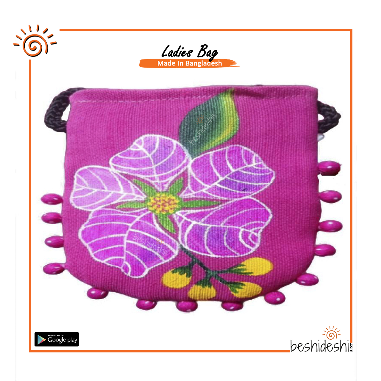 10 Hand Painted Crossbody Mobile Bag