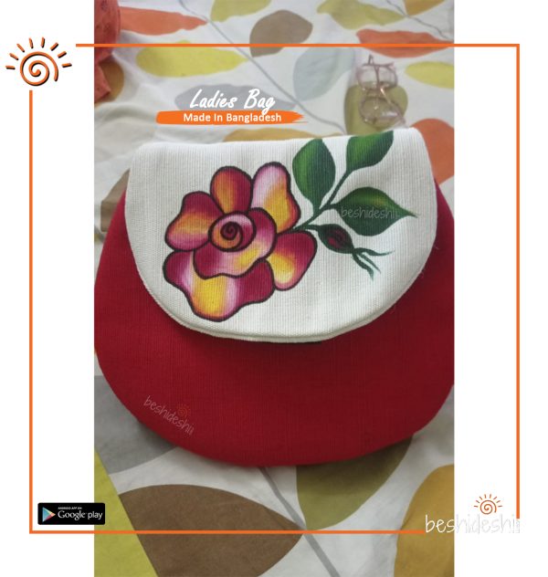 Hand Painted Crossbody Bag