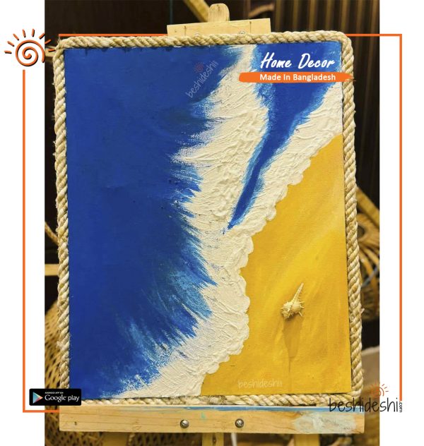 Sea-Beach Texture Art Canvas