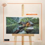 Lake View Hand Painted Canvas