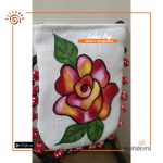 Hand Painted Crossbody Mobile Bag