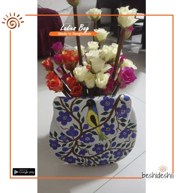 Hand Painted Crossbody Bag