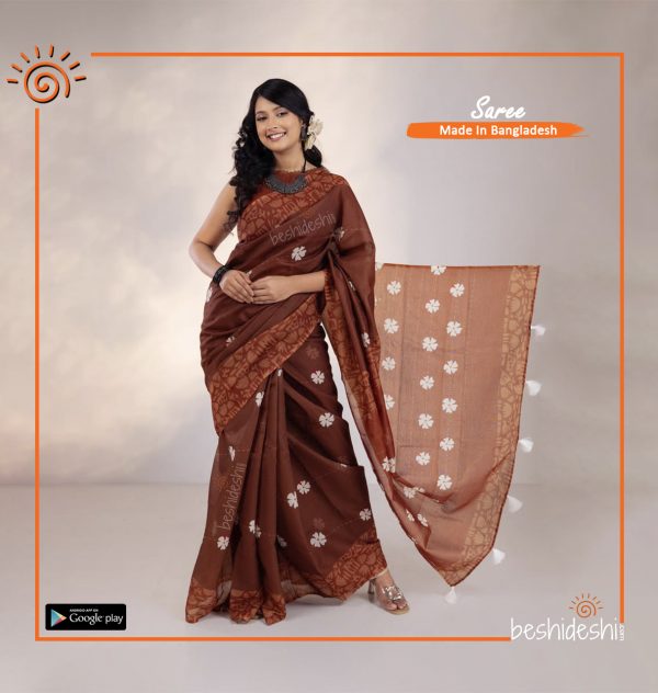 Shiulimala Moon Silk Saree