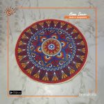 Print Jute Floor Mat