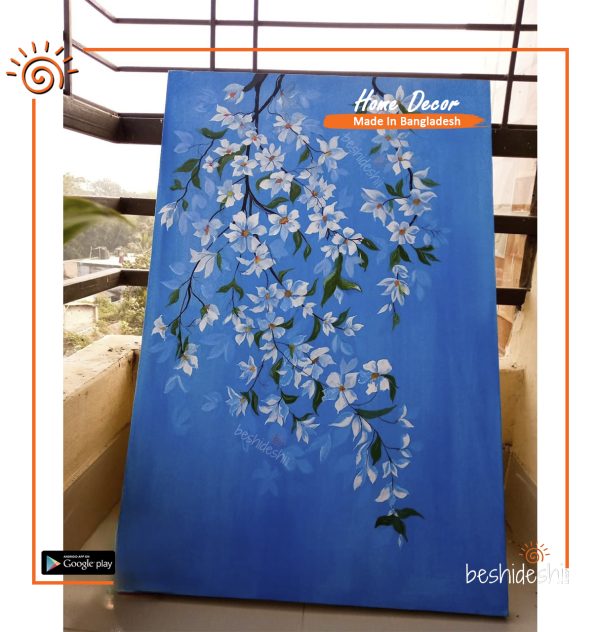 Flowers Hand Painted Canvas