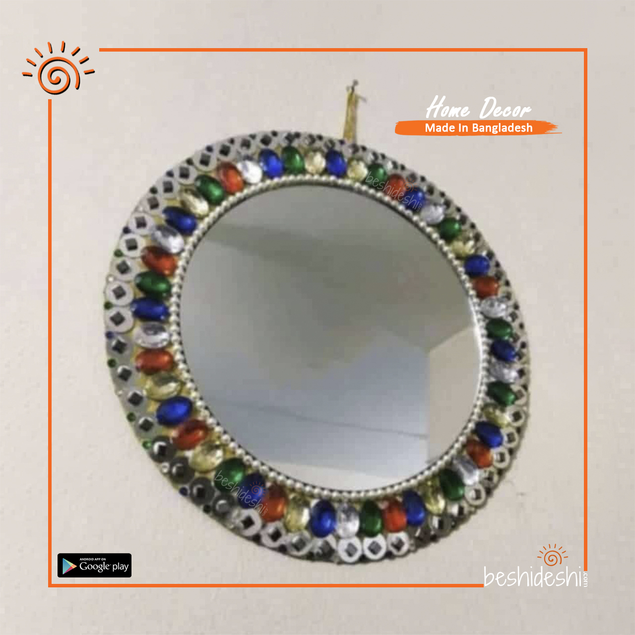 12 Handcrafted Wall Hanging Mirror