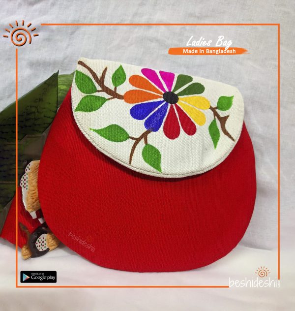 Hand Painted Crossbody Bag