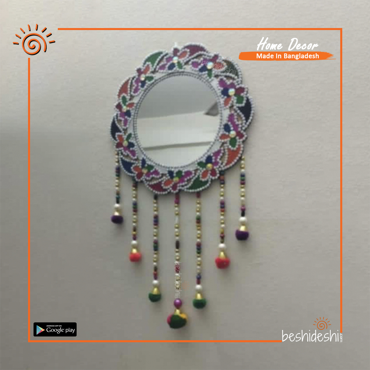 13 Handcrafted Wall Hanging Mirror