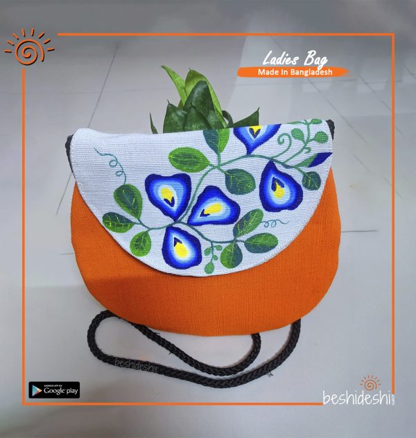 Hand Painted Crossbody Bag