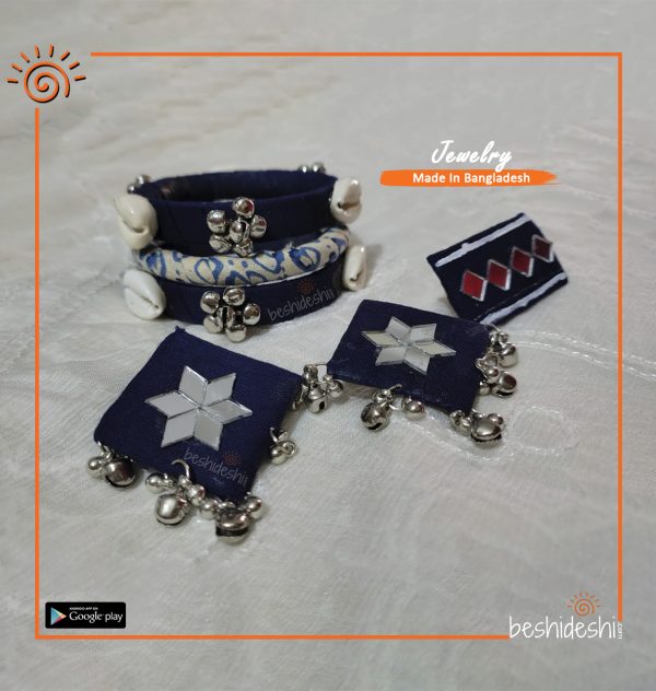 Hand Made Bangle with Earring & Finger Ring Set