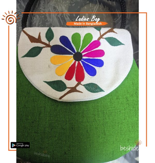 Hand Painted Crossbody Bag