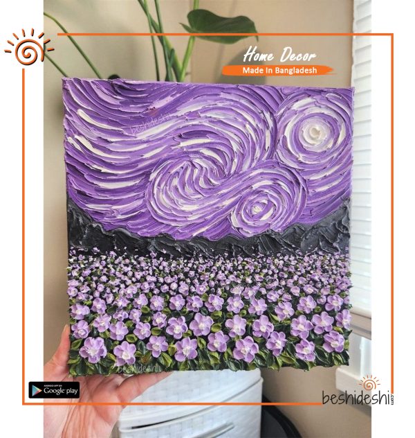 Flower Texture Art Canvas