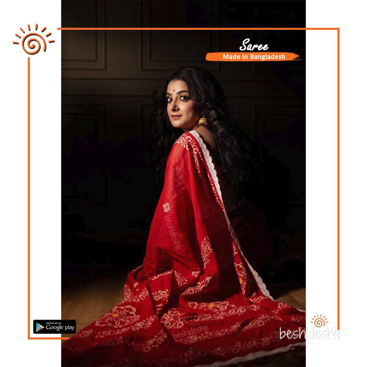 Mollika Cotton Block Print Saree