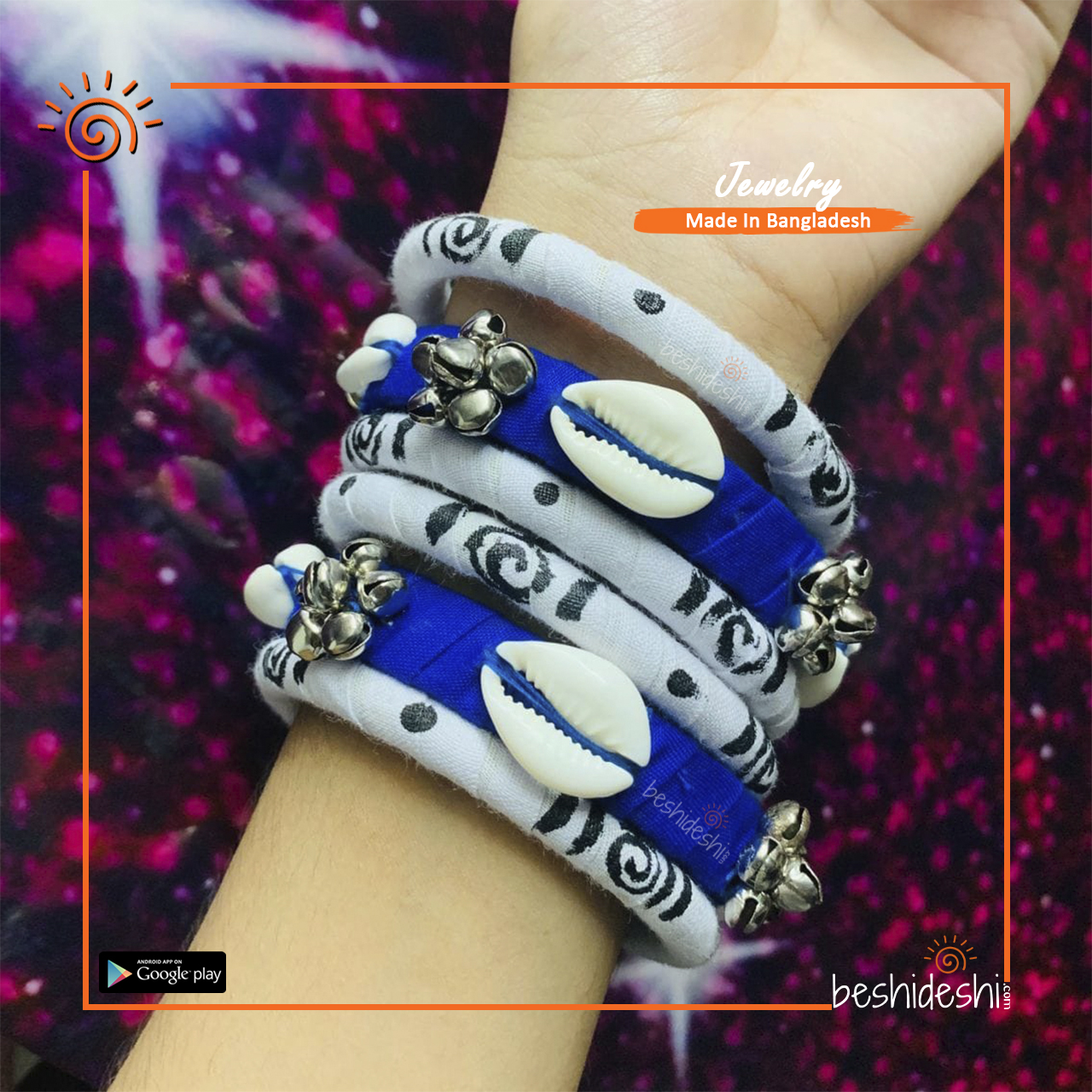 15 Hand Made Bangle Set