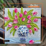 Flower Texture Art Canvas