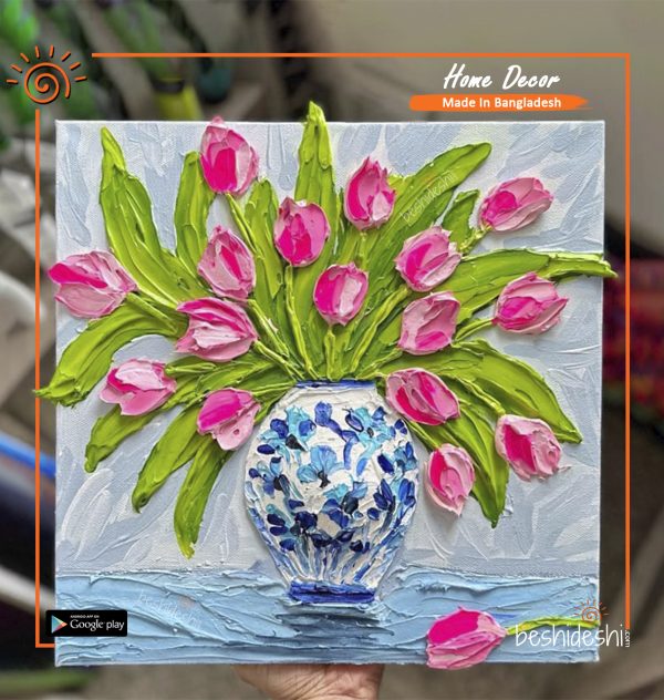 Flower Texture Art Canvas