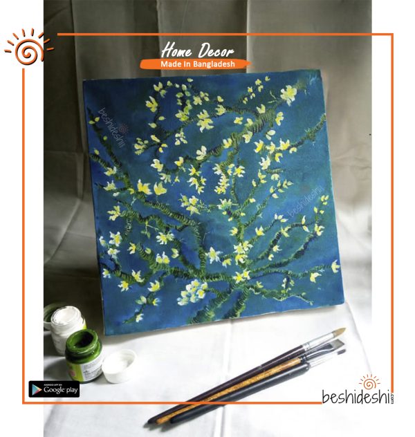 Almond Blossom Hand Painted Canvas