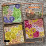 Flower Texture Art Canvas with Frame