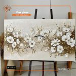 Flower Texture Art Canvas
